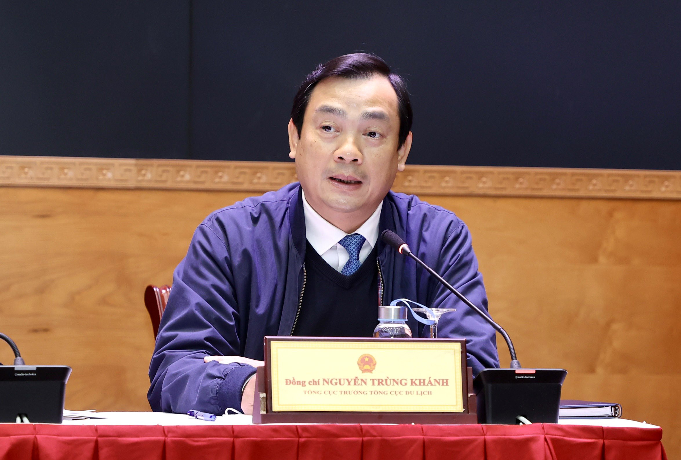 Tổng cục trưởng TCDL Nguyễn Trùng Khánh tại Chương trình Họp báo
